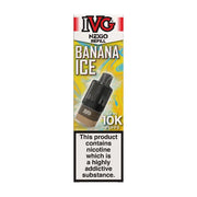 IVG Nexio Prefilled Pods in Banana-Ice flavour, designed for a convenient and easy vaping experience.